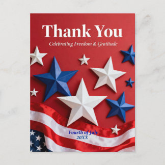 Cartes Pour Fêtes Annuelles Merci pour le 14 juillet
