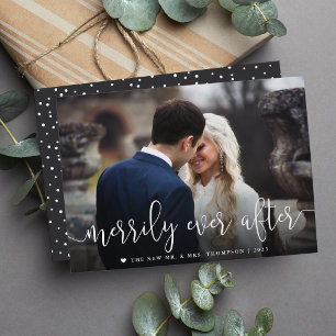 Cartes Pour Fêtes Annuelles Merde toujours après   Noël photo Mariage
