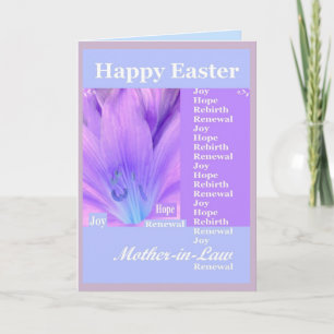 Cartes Pour Fêtes Annuelles MÈRE EN DROIT - Bonne Pâques avec Lily