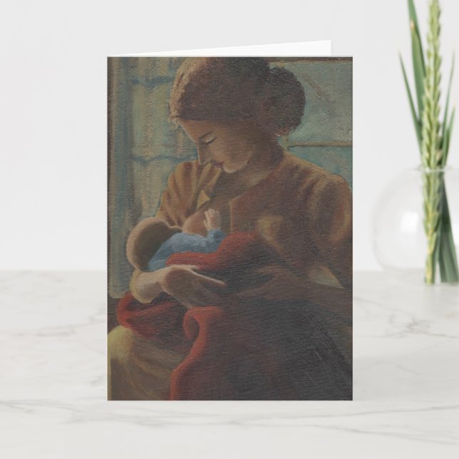 Cartes Pour Fêtes Annuelles mère et enfant (Devant)