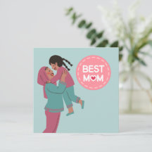 Mère et fille Meilleure maman Fête des mères