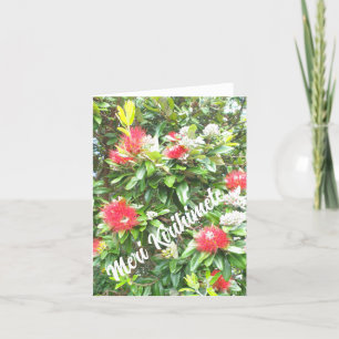 CARTES POUR FÊTES ANNUELLES MERI KIRIHIMETE MAORI MERRY XMAS NEW ZEALAND KIWI