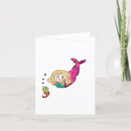 Cartes Pour Fêtes Annuelles Mermaid