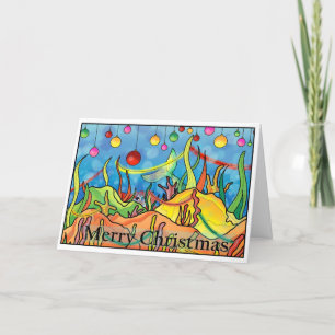 Cartes Pour Fêtes Annuelles Mermaid christmas card