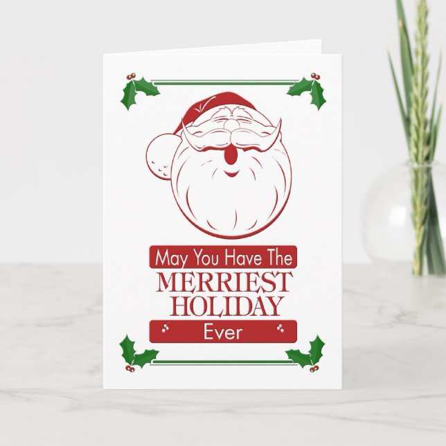 Cartes Pour Fêtes Annuelles merriday (Devant)