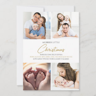 Cartes Pour Fêtes Annuelles Merrier Little Christmas Photo