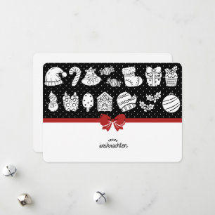 Cartes Pour Fêtes Annuelles Merriment de minuit et Whispers Yuletide