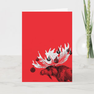 CARTES POUR FÊTES ANNUELLES MERRY CHRISMOOSE