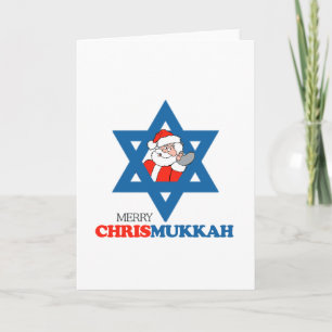 Cartes Pour Fêtes Annuelles Merry Chrismukkah -