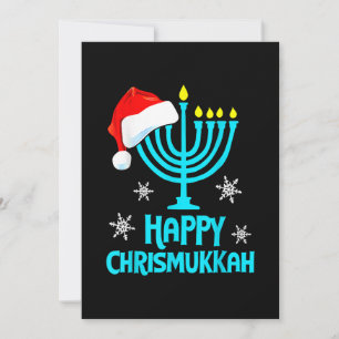 Cartes Pour Fêtes Annuelles Merry Chrismukkah 2022 Happy Hanoukka Christmas Sa