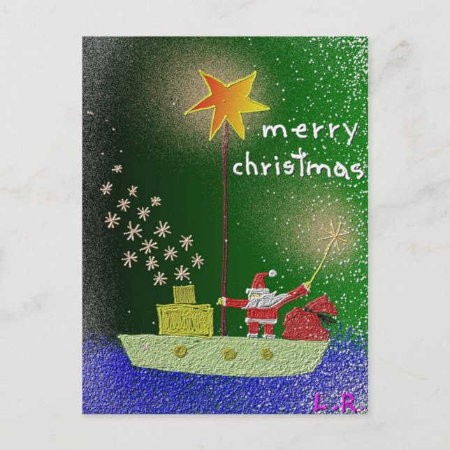 Cartes Pour Fêtes Annuelles Merry christmas (Devant)