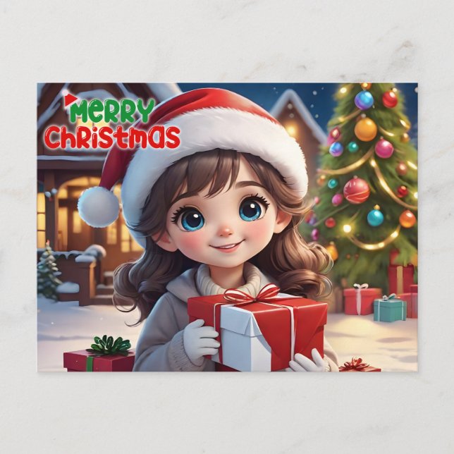 Cartes Pour Fêtes Annuelles Merry Christmas (Devant)