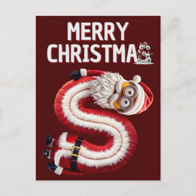 Cartes Pour Fêtes Annuelles Merry CHristmas (Devant)