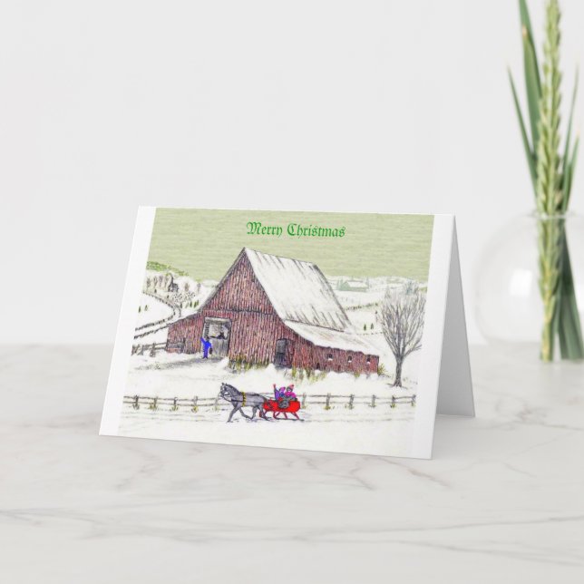 Cartes Pour Fêtes Annuelles Merry Christmas (Devant)