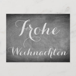 Cartes Pour Fêtes Annuelles Merry Christmas à German Chalkboard Typografy