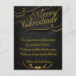 Cartes Pour Fêtes Annuelles Merry Christmas and Happy New Year
