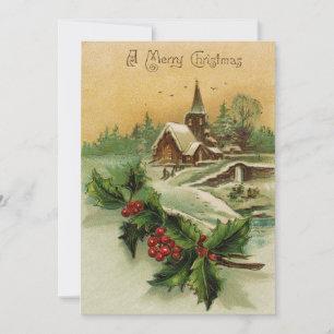 Cartes Pour Fêtes Annuelles Merry Christmas Card