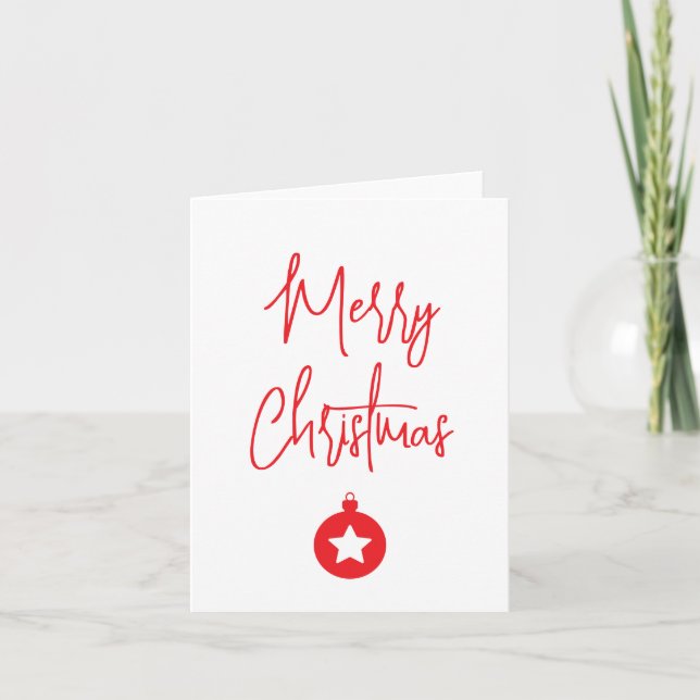 Cartes Pour Fêtes Annuelles Merry Christmas Family New Year Message (Devant)