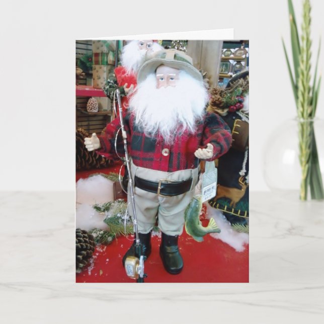 CARTES POUR FÊTES ANNUELLES MERRY CHRISTMAS FAV FISHERMAN (Devant)