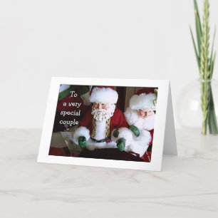 Cartes Pour Fêtes Annuelles MERRY CHRISTMAS fr M./MME SANTA CLAUS