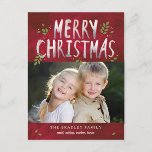 Cartes Pour Fêtes Annuelles Merry Christmas Holiday