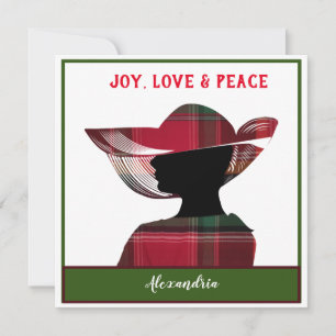 Cartes Pour Fêtes Annuelles Merry Christmas Joy Love Peace Personalize