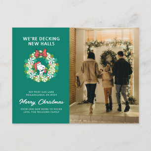 Cartes Pour Fêtes Annuelles Merry Christmas Peppermenthe Holiday Wreath