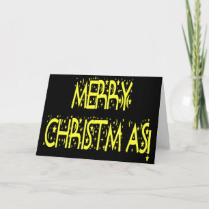 Cartes Pour Fêtes Annuelles Merry Christmas Starry