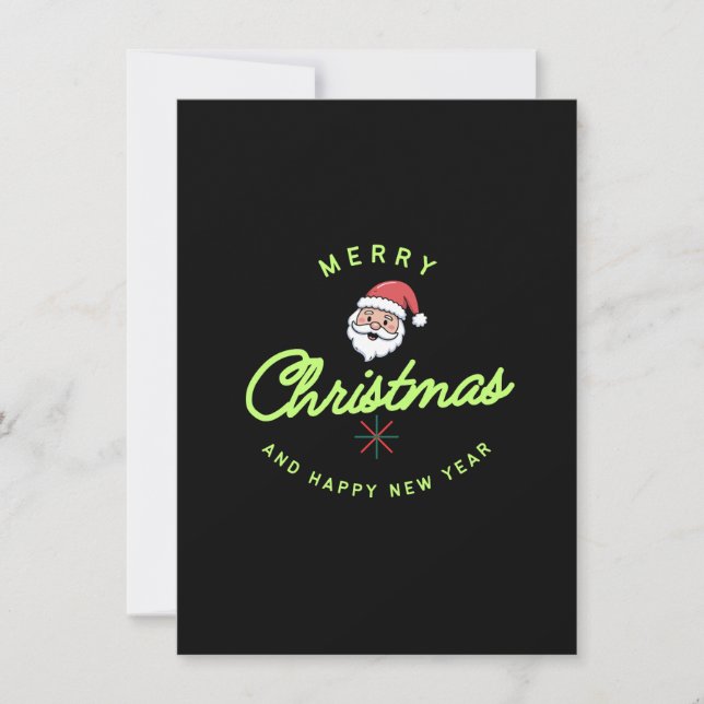 Cartes Pour Fêtes Annuelles Merry Christmas' sticker and label (Devant)