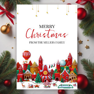 Cartes Pour Fêtes Annuelles Merry Christmas Wonderland