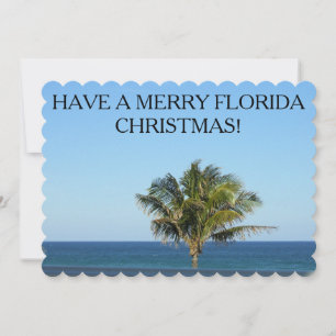 CARTES POUR FÊTES ANNUELLES MERRY FLORIDA NOËL