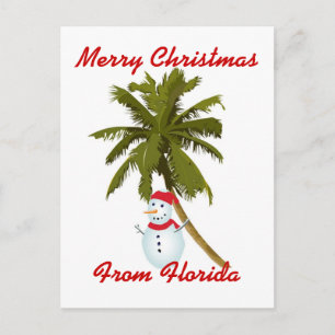 Cartes Pour Fêtes Annuelles Merry Floride