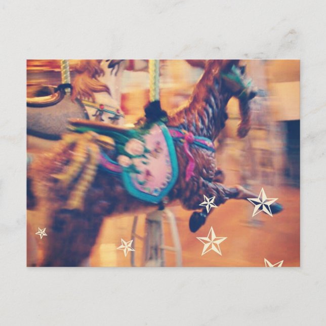 Cartes Pour Fêtes Annuelles Merry Go Round Chèvre (Devant)
