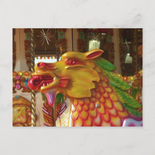 Cartes Pour Fêtes Annuelles Merry-go-round Dragon