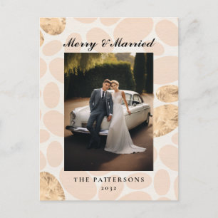 Cartes Pour Fêtes Annuelles Merry Married customer specific photo