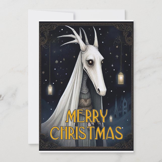 Cartes Pour Fêtes Annuelles Merry Mary Lwyd Christmas (Devant)