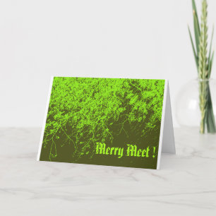 Cartes Pour Fêtes Annuelles Merry Meet