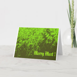 Cartes Pour Fêtes Annuelles Merry Meet