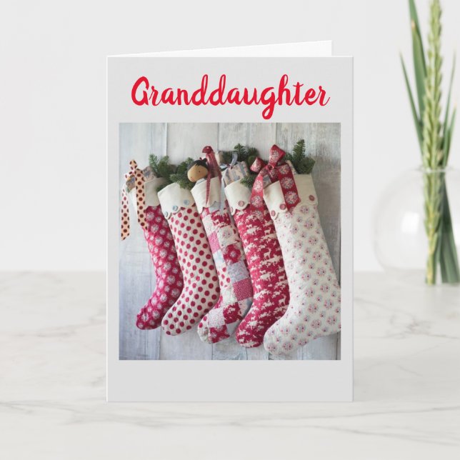 CARTES POUR FÊTES ANNUELLES MERRY NOËL **GRAND-FILLE*** AVEC AMOUR (Devant)
