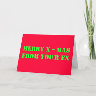 CARTES POUR FÊTES ANNUELLES MERRY X - MASFROM VOUS ÊTES EX