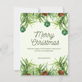 Cartes Pour Fêtes Annuelles Merrycristmas