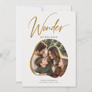 Cartes Pour Fêtes Annuelles Merveille de son or Arche Religieuse de Noël