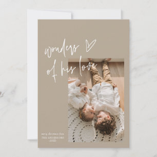 Cartes Pour Fêtes Annuelles Merveilles De Son Amour Une Photo Noël Religieux 