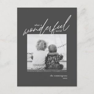 Cartes Pour Fêtes Annuelles Merveilleux Monde simple photo Noir de Noël