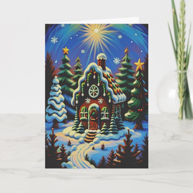Cartes Pour Fêtes Annuelles Merveilleux pain d'épices (Devant)