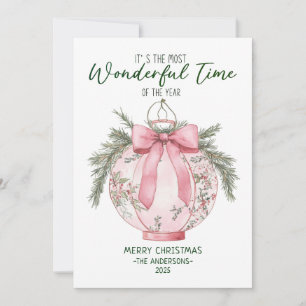 Cartes Pour Fêtes Annuelles Merveilleux temps de l'année Lanterne de Noël