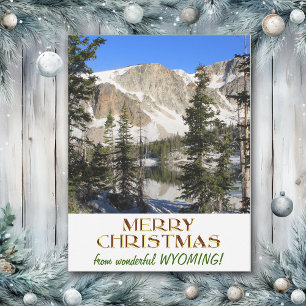 Cartes Pour Fêtes Annuelles Merveilleux Wyoming Joyeux Noël