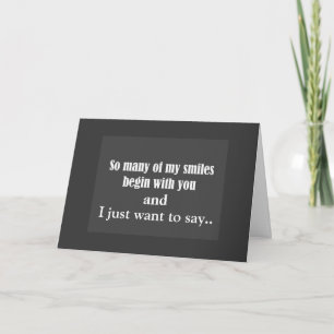 CARTES POUR FÊTES ANNUELLES MES SOURIRES COMMENCENT PAR "VOUS" CHAQUE JOUR