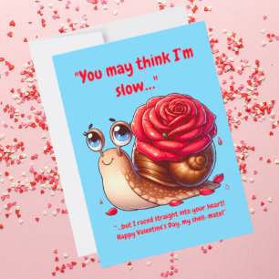 Cartes Pour Fêtes Annuelles Message amusant simple et mignon Valentines d'esca