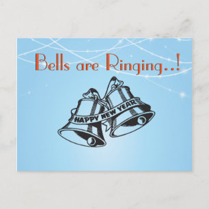 Cartes Pour Fêtes Annuelles Message du Nouvel An Bells